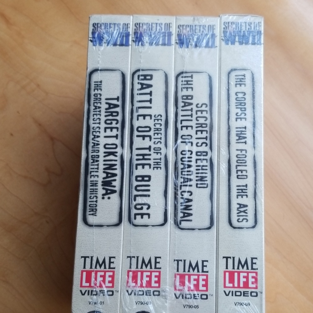 New! Shrink Wrap 4 VCR Set WW11